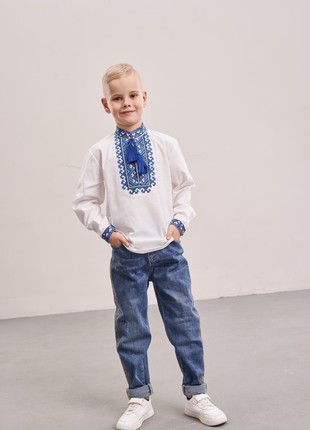 Embroidered shirt for a boy "Mykolka"4 photo