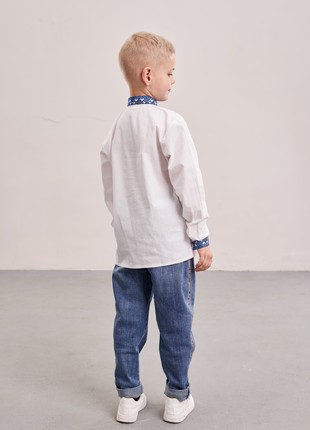Embroidered shirt for a boy "Mykolka"6 photo