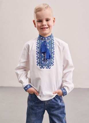 Embroidered shirt for a boy "Mykolka"7 photo