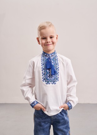 Embroidered shirt for a boy "Mykolka"8 photo