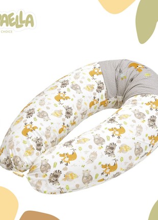 PILLOW FOR PREGNANT AND FEEDING TM PAPAELLA WITH A BUTTON 30X190 CM HUGS2 photo