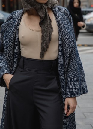 Black High-waisted Palazzo6 photo