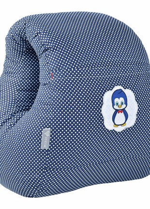 NURSING PILLOW MINI TM PAPAELLA 30X28X30 CM STARS DARK BLUE7 photo