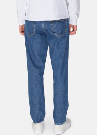 Men's Straight Fit Dark Jeans2 photo