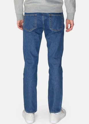 Men's Slim Fit Dark Jeans3 photo
