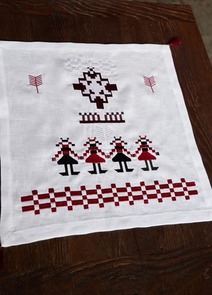 Traditional Ukrainian style napkins with embroidery. Christmas Collection GNIZDO & KONONENKO ID3 photo