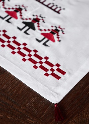 Traditional Ukrainian style napkins with embroidery. Christmas Collection GNIZDO & KONONENKO ID6 photo