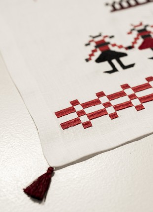 Traditional Ukrainian style napkins with embroidery. Christmas Collection GNIZDO & KONONENKO ID