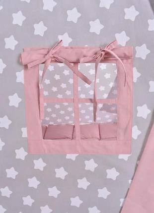 Wigwam children's "powder with stars" for a girl, full set, 110x110x180cm, suspension of a handmade3 photo