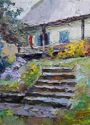 Oil painting In Transcarpathia Serdyuk Boris Petrovich nSerb355
