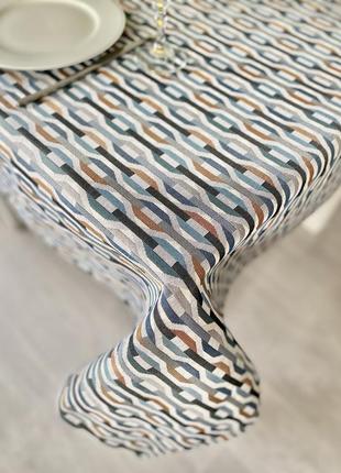 Tapestry tablecloth limaso 137 x 137 cm. tablecloth on the kitchen table3 photo