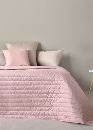 BEDSPREAD STYLE LUXURY TM IDEIA 240X260 CM POWDER/WHITE