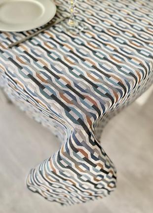 Tapestry tablecloth limaso 137 x 180 cm. tablecloth on the kitchen table3 photo