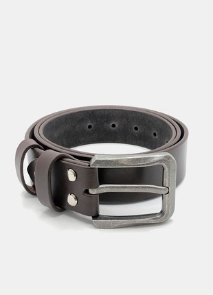Genuine leather belt "Zamshio"1 photo