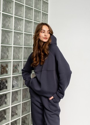 Warm women's graphite suit3 photo