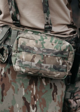 Nylon Tactical Molle Pouch EDC Multi Purpose Utility Belt Bag Waist Pack Multicam6 photo