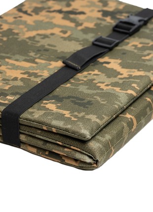Pixel groundsheet pad, molle system seating pad, tactical seat pad4 photo