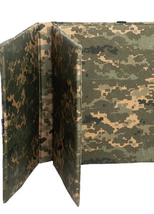 Pixel groundsheet pad, molle system seating pad, tactical seat pad3 photo