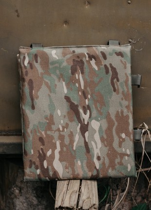 double seat pad, molle system multicam seating pad, tactiical grounsheet10 photo