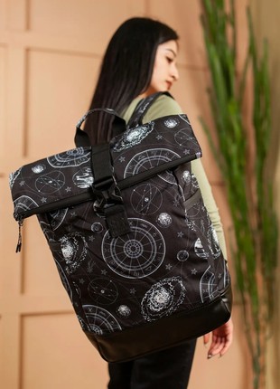 Backpack city large unisex, rolltop with a compartment for a laptop up to 15.6",Bounce ar. B538N-TT