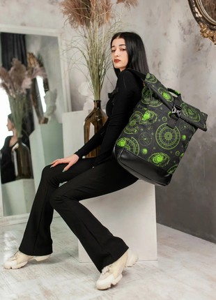 Backpack city large unisex, rolltop with a compartment for a laptop up to 15.6",Bounce ar. B539N-TT2 photo
