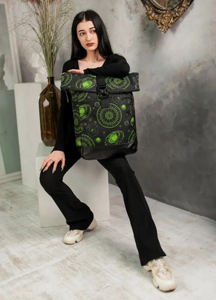 Backpack city large unisex, rolltop with a compartment for a laptop up to 15.6",Bounce ar. B539N-TT