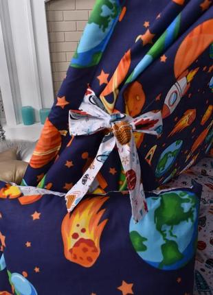 Wigwam children's "space", full set, 110x110x180cm, blue-orange, suspension month as a gift2 photo