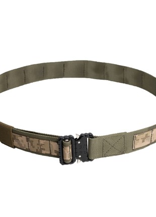 tactical pixel belt with cobra buckle, molle warbelt survival2 photo