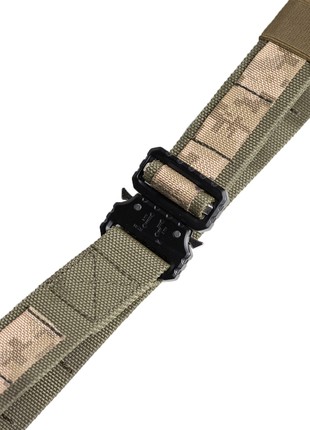 tactical pixel belt with cobra buckle, molle warbelt survival4 photo