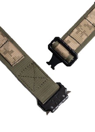 tactical pixel belt with cobra buckle, molle warbelt survival3 photo