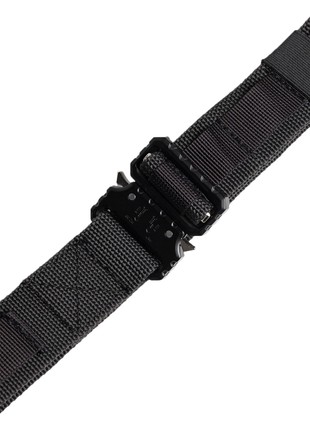 black warbelt, cobra buckle belt with quick-release nylon hard belt gear3 photo