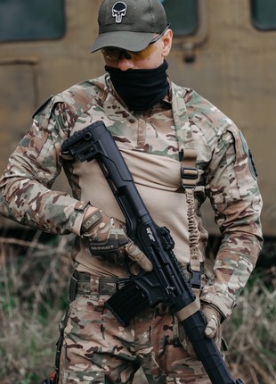 2-point elastic coyote sling with multicam shoulder10 photo