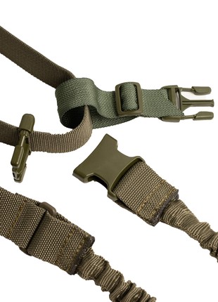 tactical khaki 2 point sling, nylon strap for gun3 photo