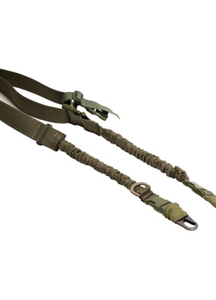 tactical khaki 2 point sling, nylon strap for gun4 photo