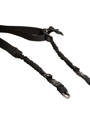 black nylon 2 point sling with adjustable buckle2 photo