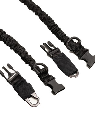 black nylon 2 point sling with adjustable buckle4 photo