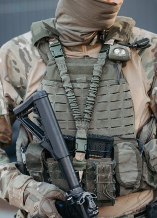 1 point sling with elastic multicam straps8 photo