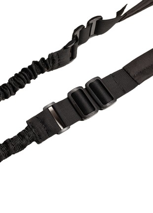 elastic black sling, strap for weapon with shoulder4 photo
