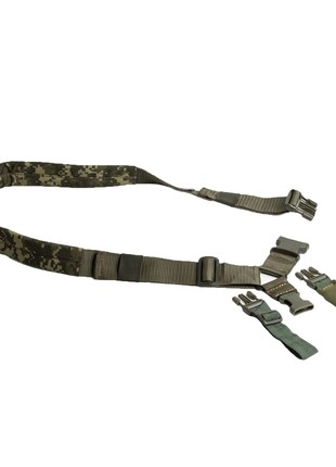 1 point sling with multicam shoulder, nylon khaki strap for weapon2 photo