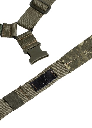 1 point sling with multicam shoulder, nylon khaki strap for weapon4 photo