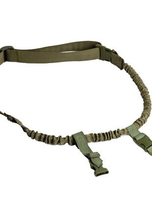 elastic 1 point sling with steel snap hook