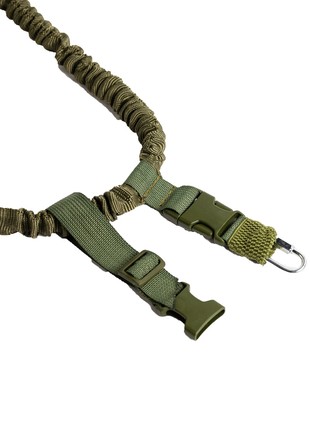 elastic 1 point sling with steel snap hook2 photo