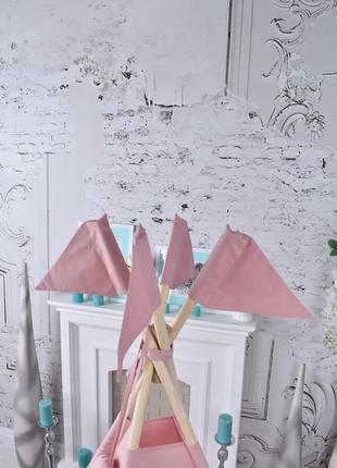 Wigwam wigwam baby powder, for a girl, full set, 110x110x180cm, suspension of a cotton as a gift5 photo