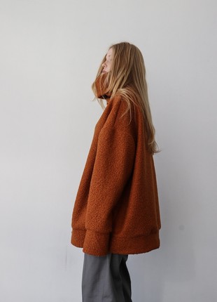 Sweater "Lamb" terracotta4 photo