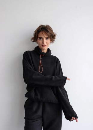 Sweatshirt "Plush" black