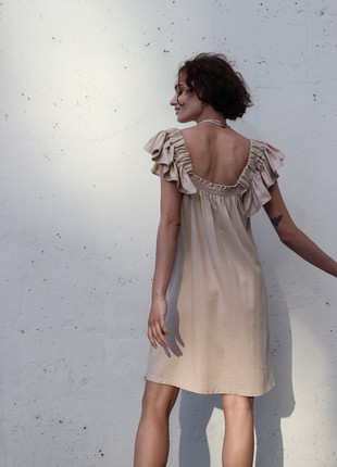 Dress "WAVE mini" sand5 photo