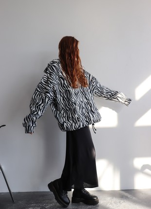 Hoodie "Zebra" black-white4 photo