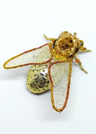 Handmade brooch "the fly"4 photo