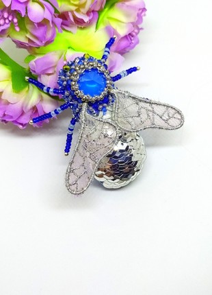Handmade brooch "the fly"4 photo