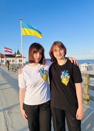 T-shirt with embroidery #StandWithUkraine4 photo